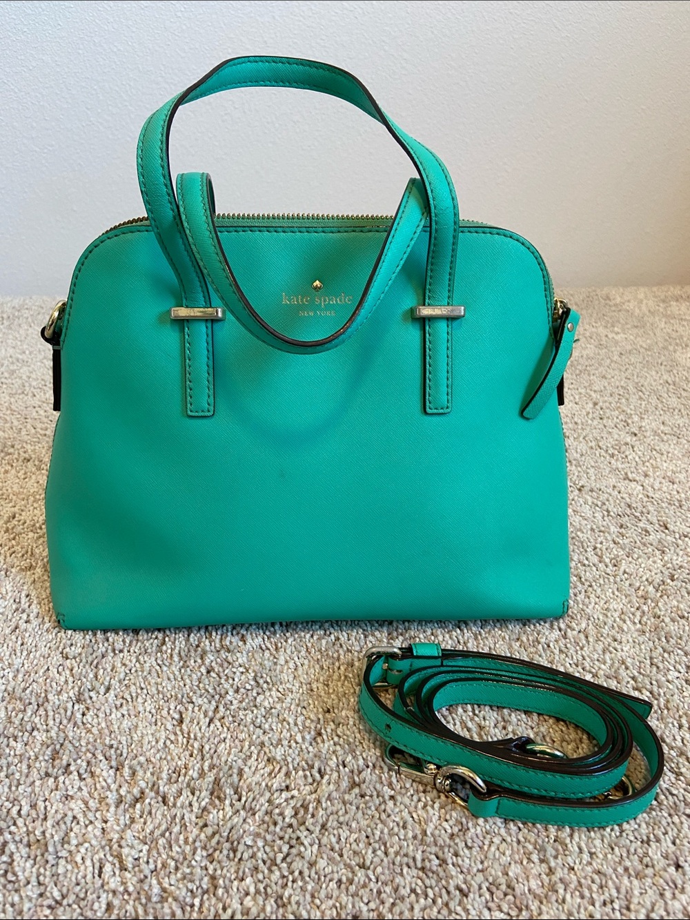 Kate Spade • Cedar Street Maude Leather Satchel Fresh Air